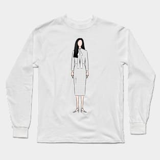 Kim Ji Won Outfit From Queen Of Tears Korean Drama Long Sleeve T-Shirt